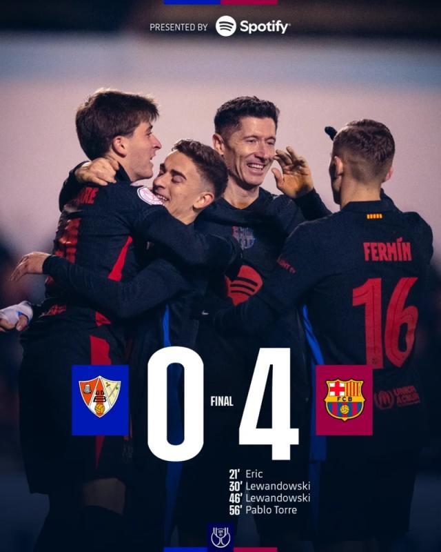 pg电子经验-【国王杯】莱万梅开二度，巴萨客场4比0大胜晋级16强